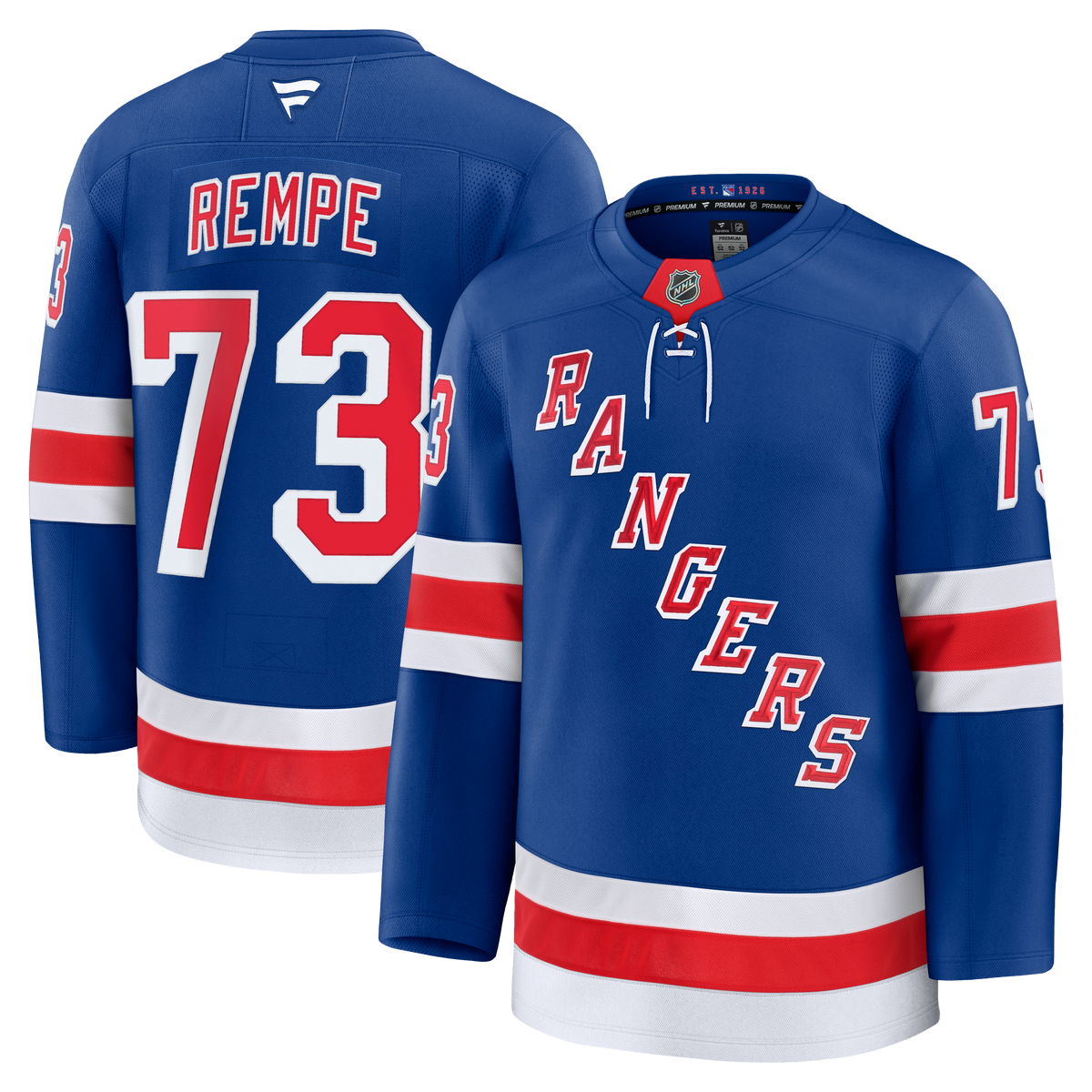 Matt Rempe New York Rangers Fanatics Premium Home Jersey