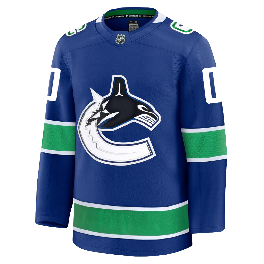 Customizable Vancouver Canucks 2024 Fanatics Premium Official NHL HOME Jersey