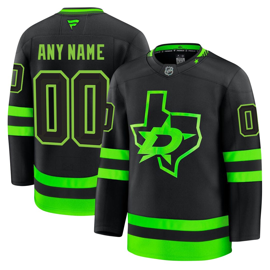 Customizable Dallas Stars 2024 Fanatics Premium Official NHL THIRD ALTERNATE Jersey