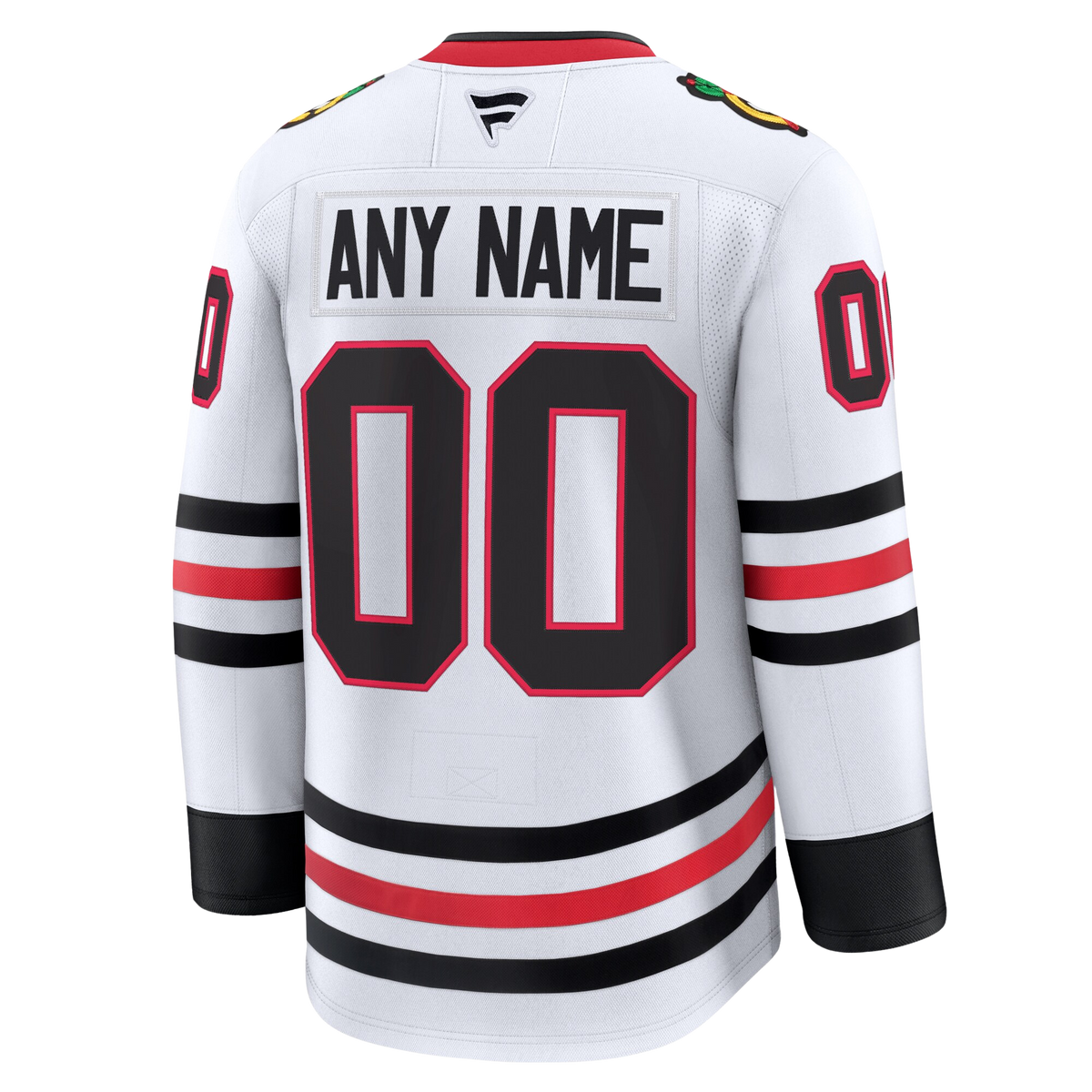 Customizable Chicago Blackhawks 2024 Fanatics Premium Official NHL AWAY Jersey