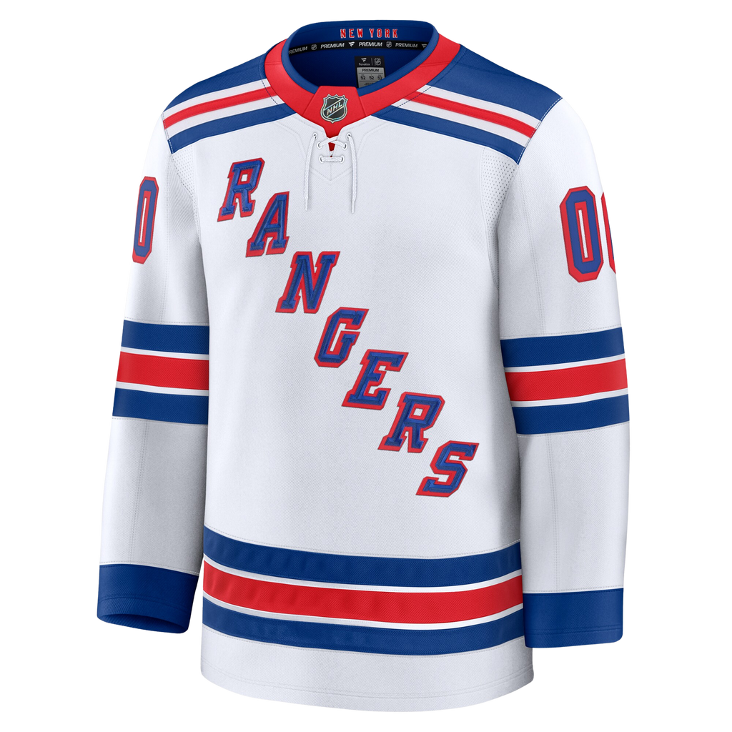 Customizable New York Rangers 2024 Fanatics Premium Official NHL AWAY Jersey