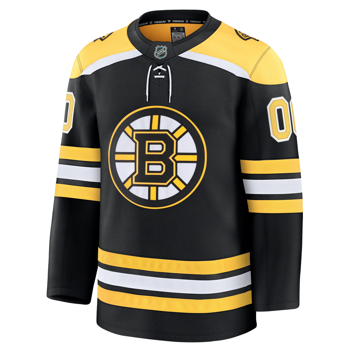 Customizable Boston Bruins 2024 Fanatics Premium Official NHL HOME Jersey