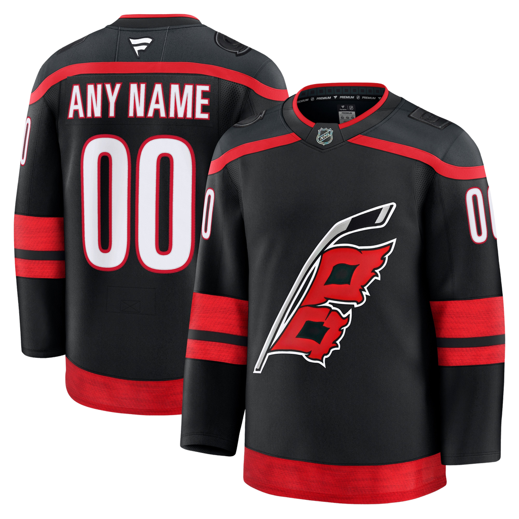 Customizable Carolina Hurricanes 2024 Fanatics Premium Official NHL HOME Jersey