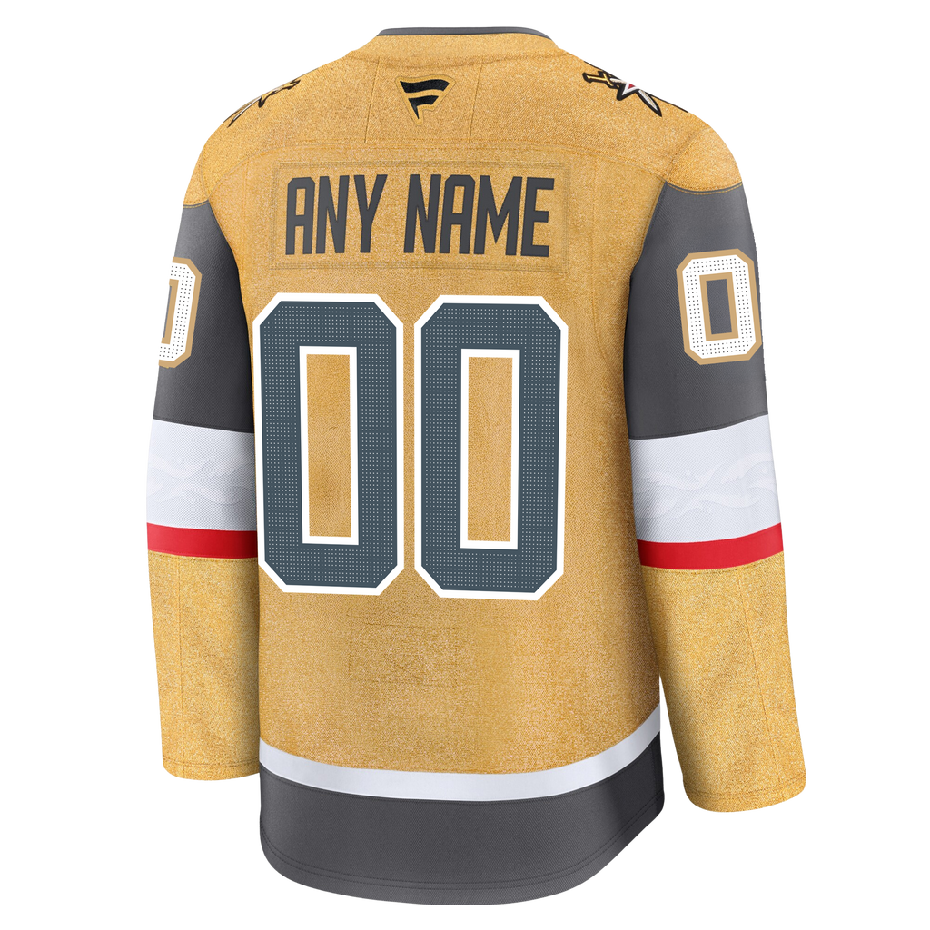 Customizable Vegas Golden Knights 2024 Fanatics Premium Official NHL HOME Jersey