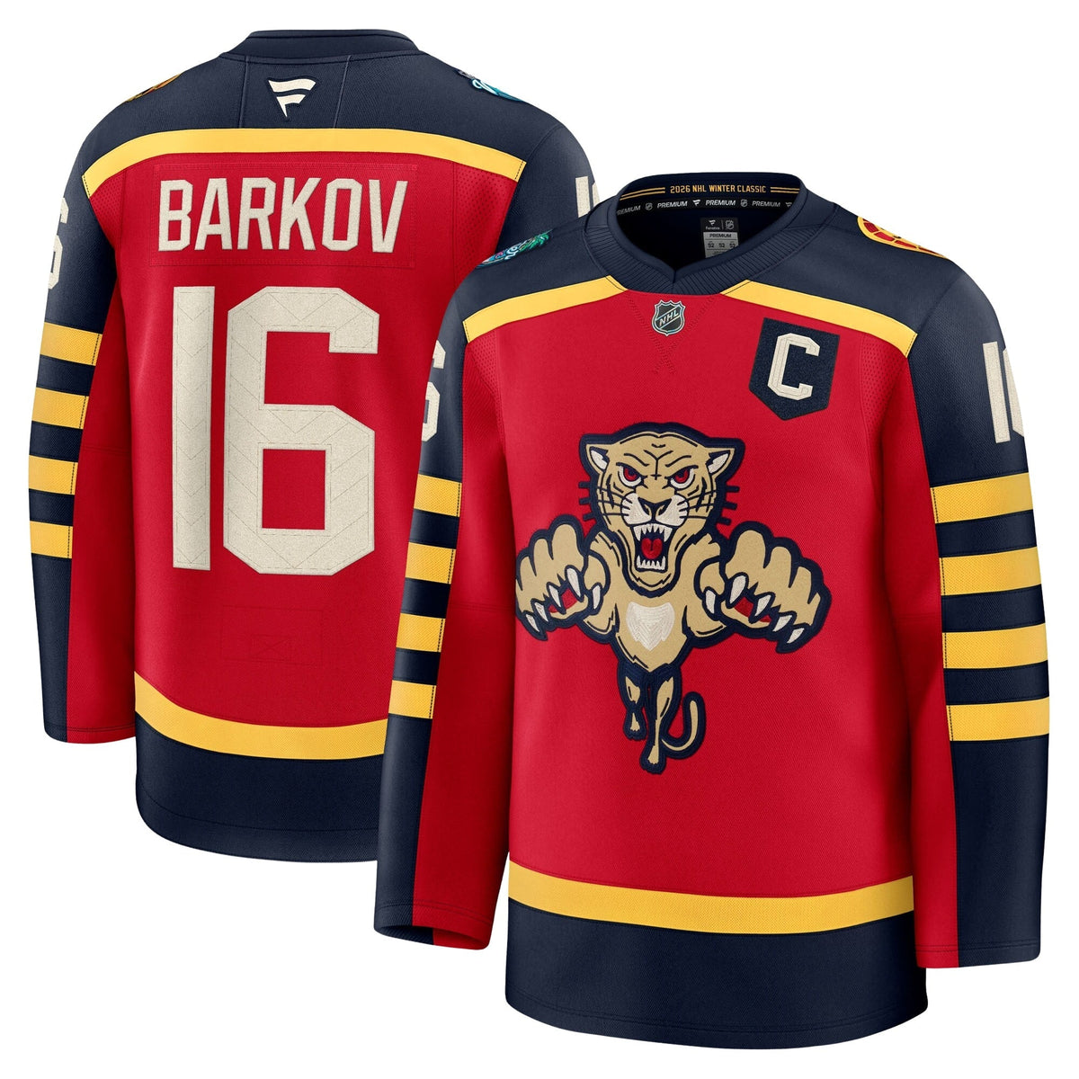 Aleksander Barkov Florida Panthers 2026 Fanatics Premium Winter Classic Jersey