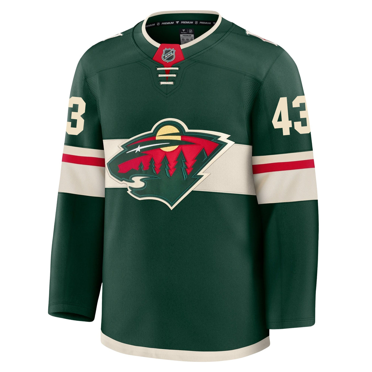 Quinn Hughes Minnesota Wild Fanatics Premium Home Jersey