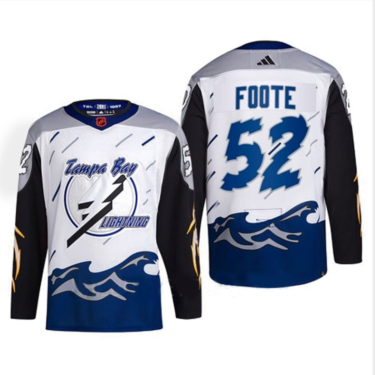 Callan Foote Tampa Bay Lightning 52 Jersey