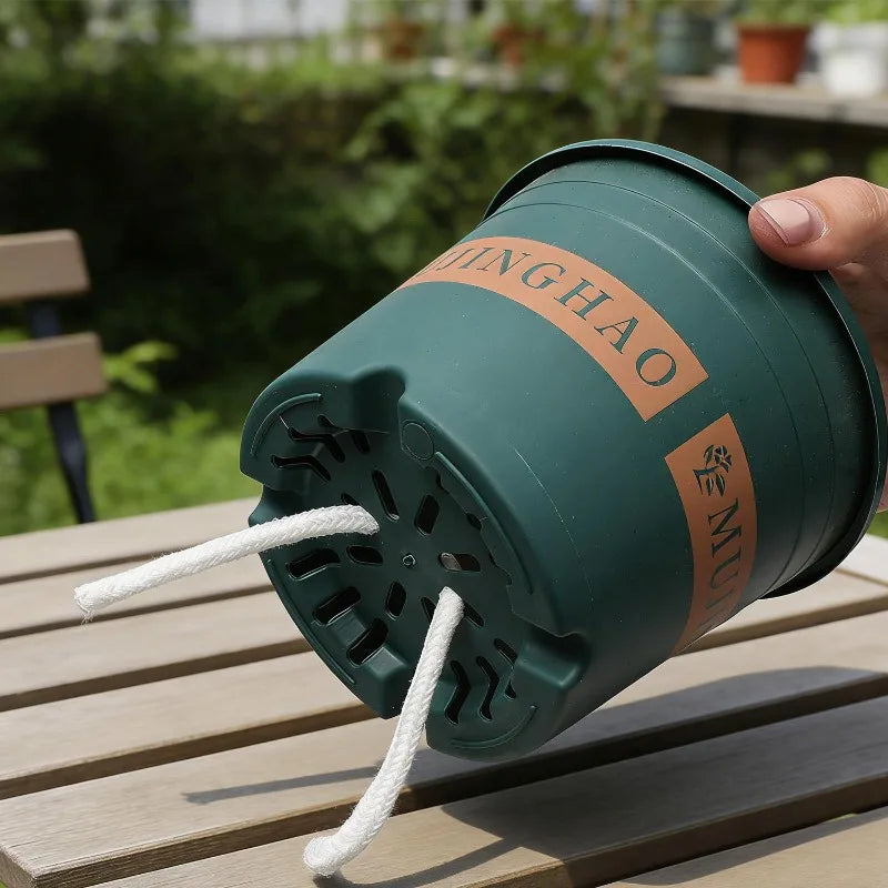 Automatic Water Absorbing Lazy Person Flower Pots Fern Breathable Water Easy Fill Root Protection Home Windowsill Green Plants