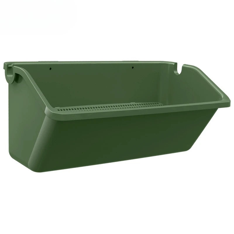 New Wall mounted plastic flowerpot vertical green plant wall layout tool wall mounted multi-layer stacked outdoor planting pot