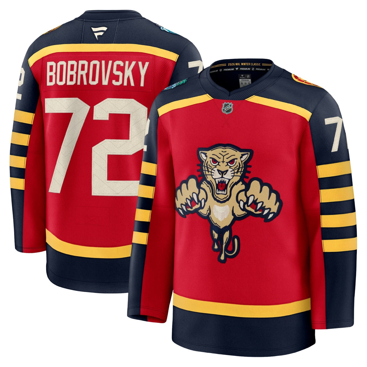 Sergei Bobrovsky Florida Panthers 2026 Fanatics Premium Winter Classic Jersey