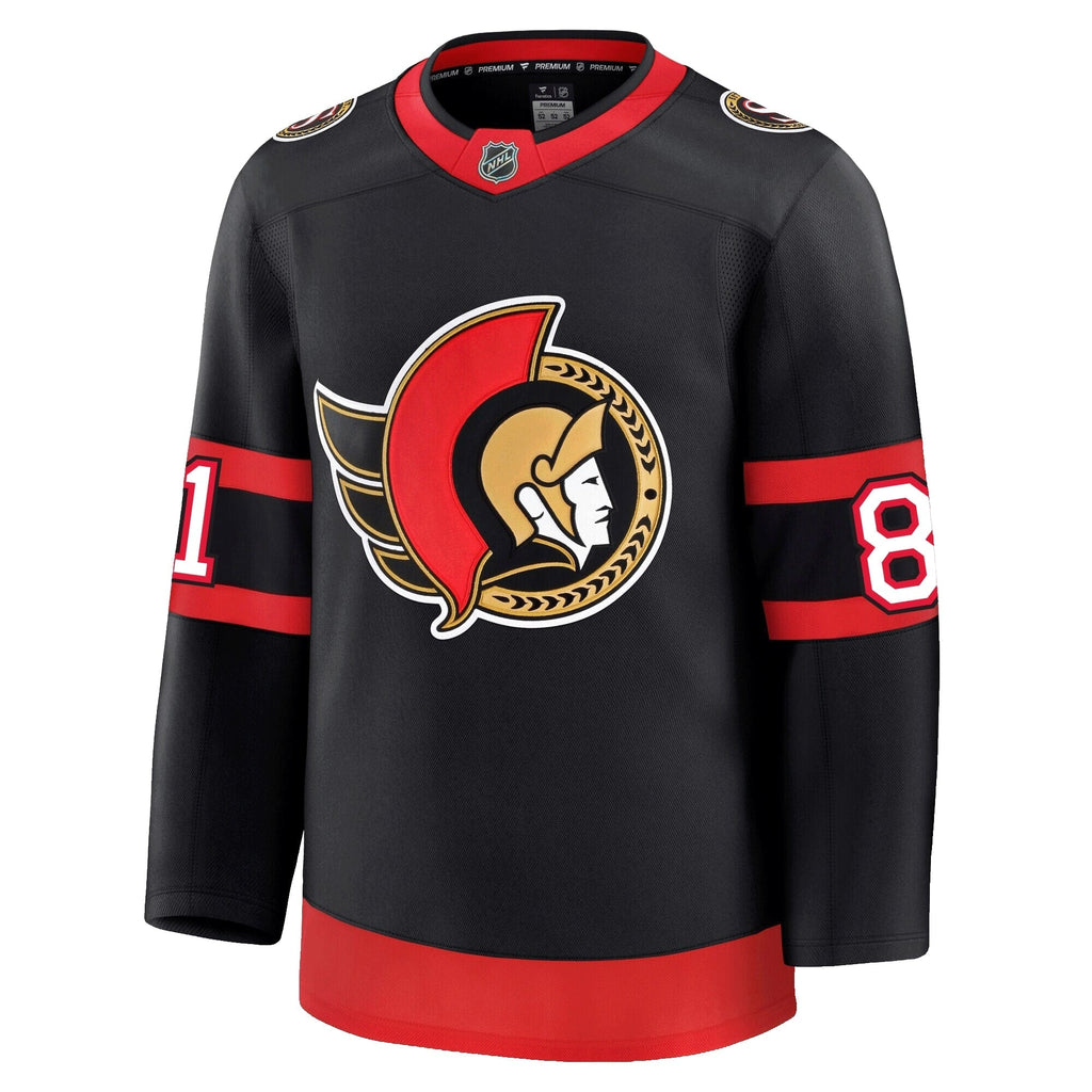 Adam Gaudette Ottawa Senators Fanatics Premium Home Jersey