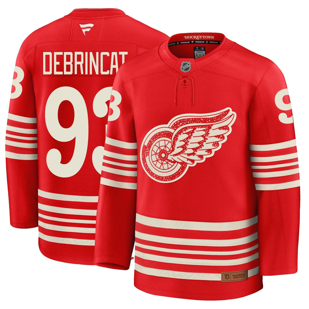 Alex DeBrincat Detroit Red Wings Fanatics Centennial Premium Jersey