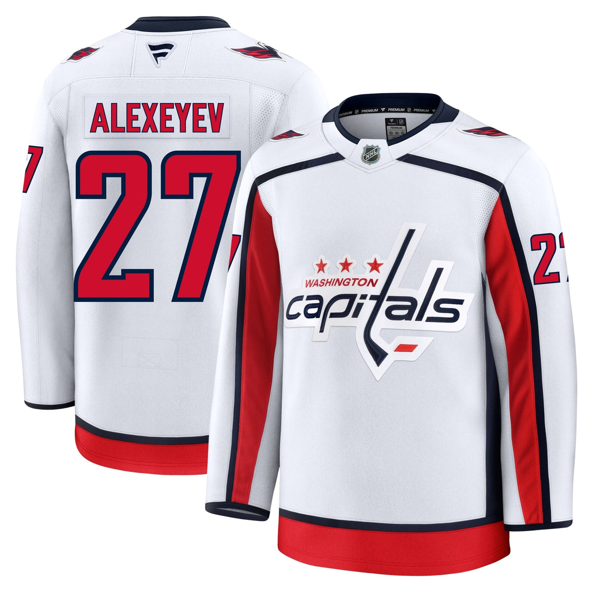 Alexander Alexeyev Washington Capitals Fanatics Premium Away Jersey