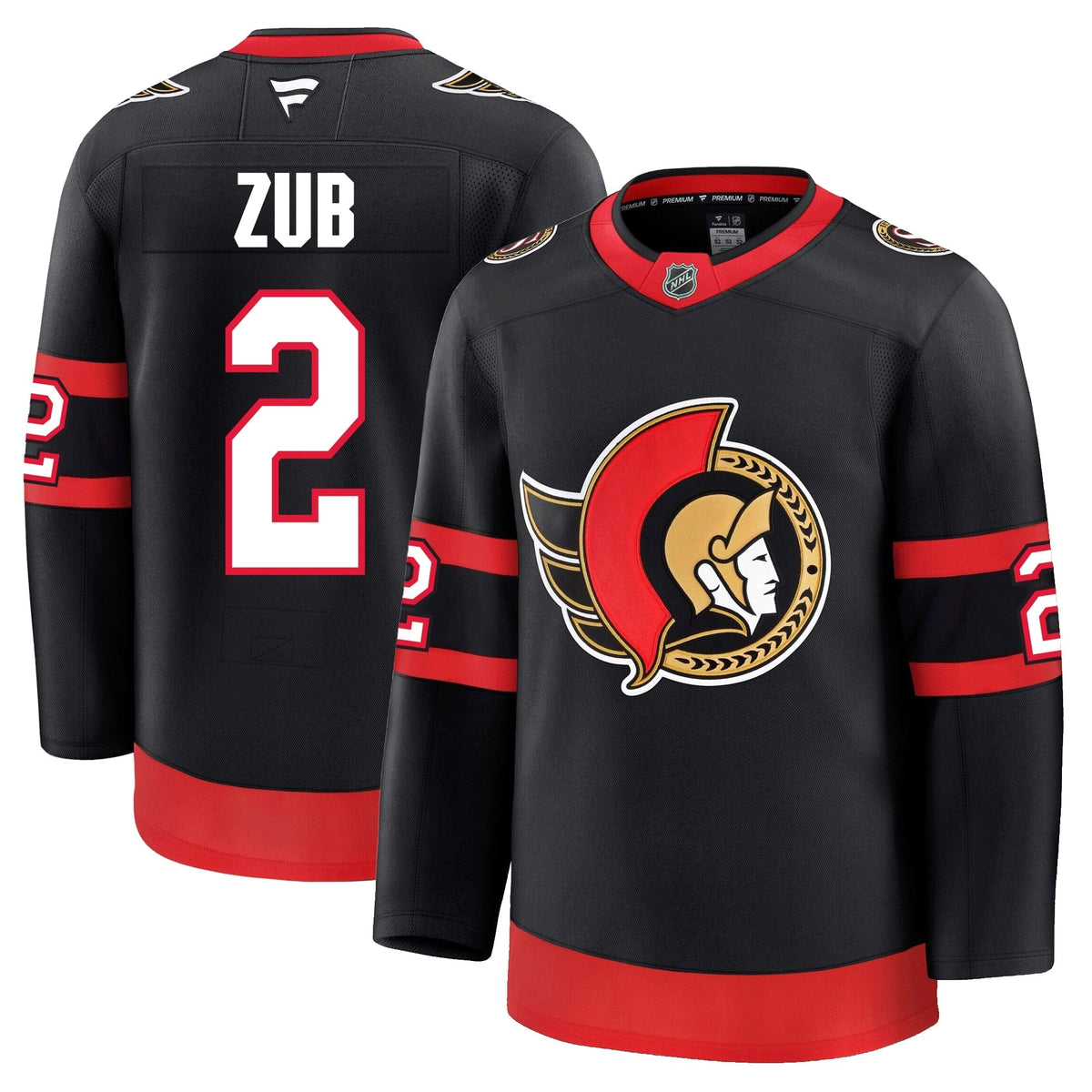 Artem Zub Ottawa Senators Fanatics Premium Home Jersey