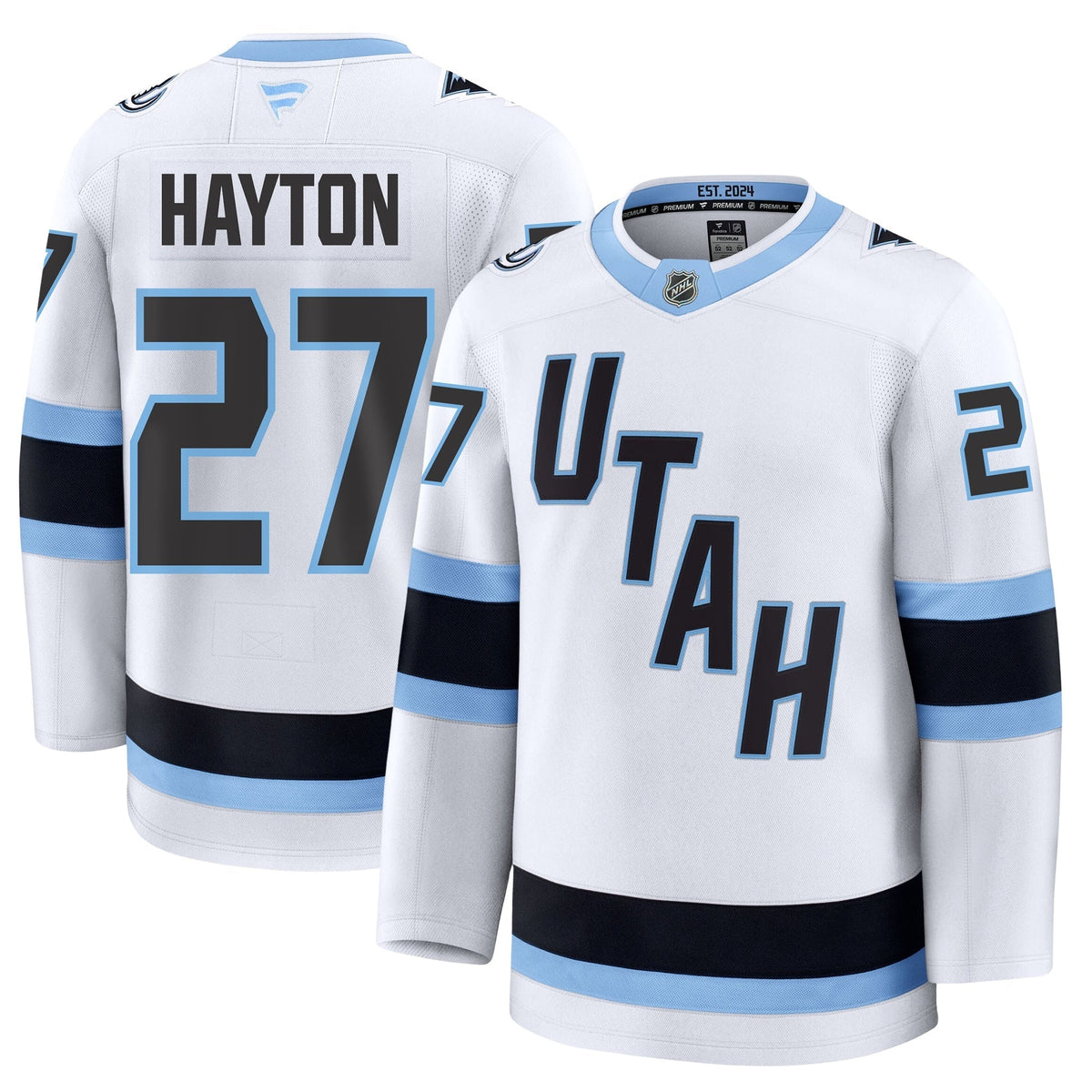 Barrett Hayton Utah Mammoth Fanatics Away Premium Jersey
