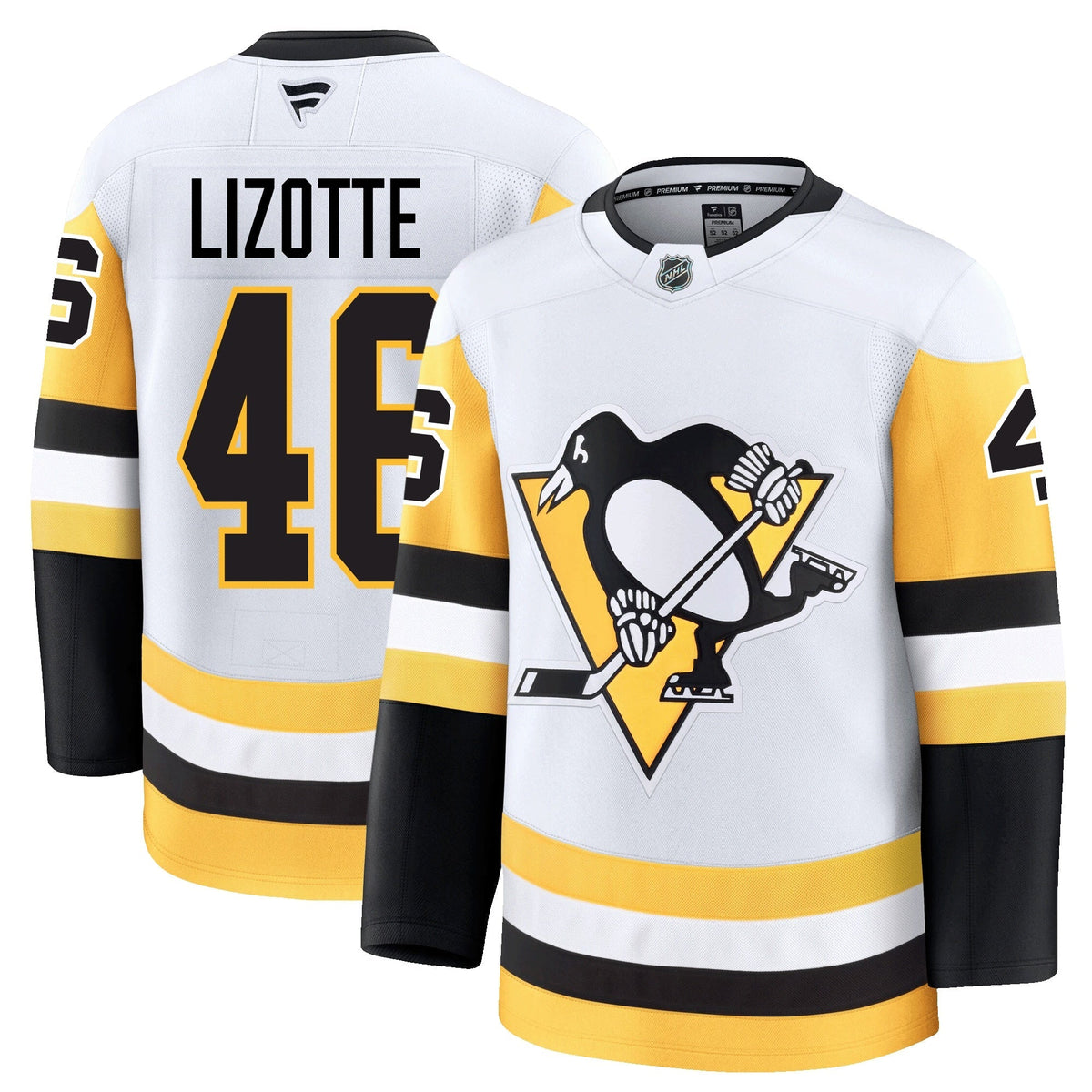 Blake Lizotte Pittsburgh Penguins Fanatics Premium Away Jersey