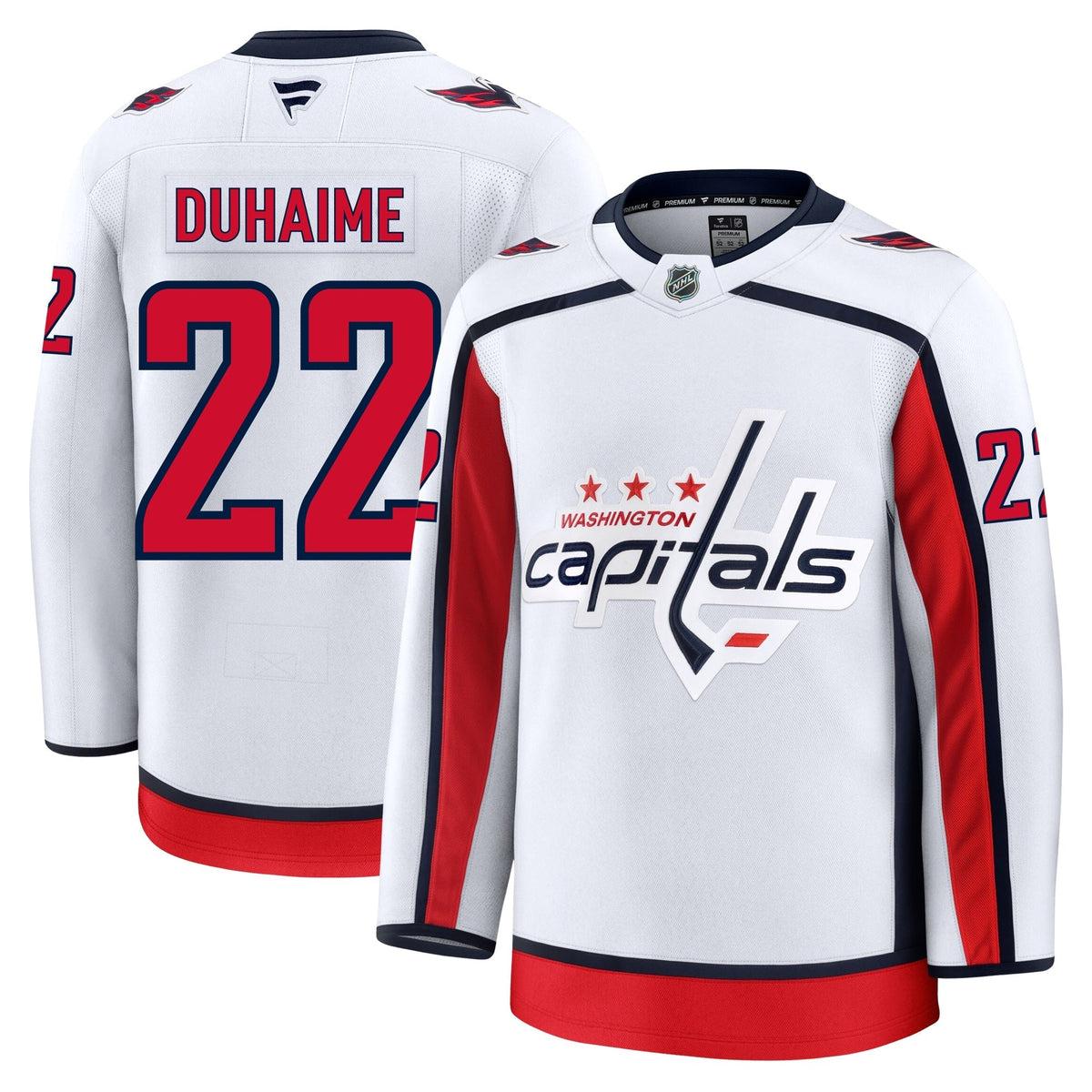 Brandon Duhaime Washington Capitals Fanatics Premium Away Jersey