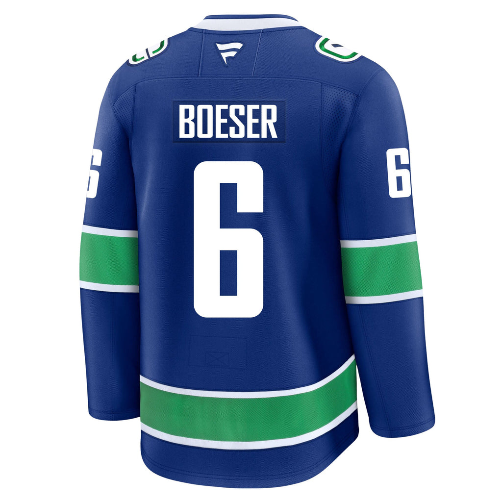 Brock Boeser Vancouver Canucks Fanatics Premium Home Jersey