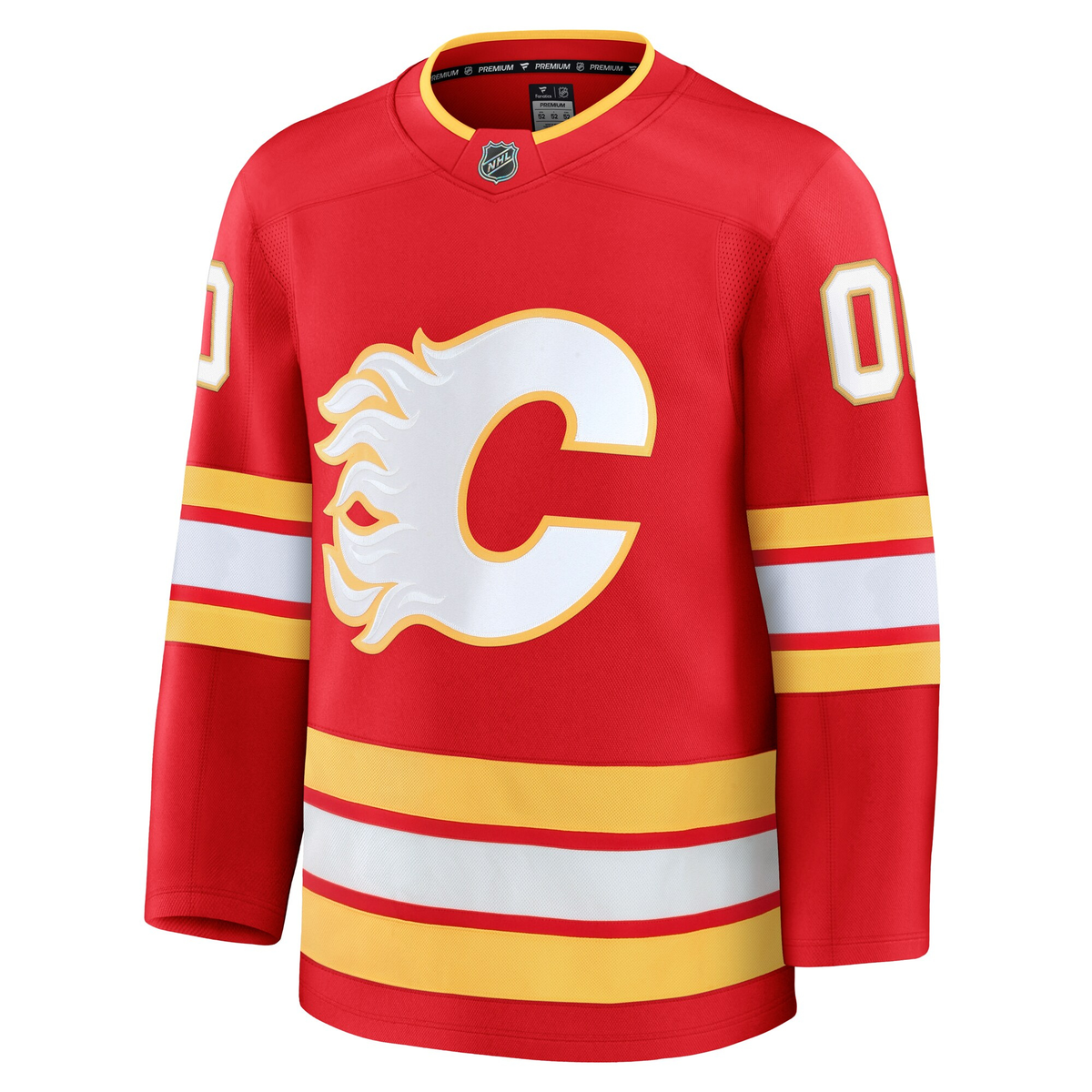 Customizable Calgary Flames 2024 Fanatics Premium Official HOME NHL Jersey
