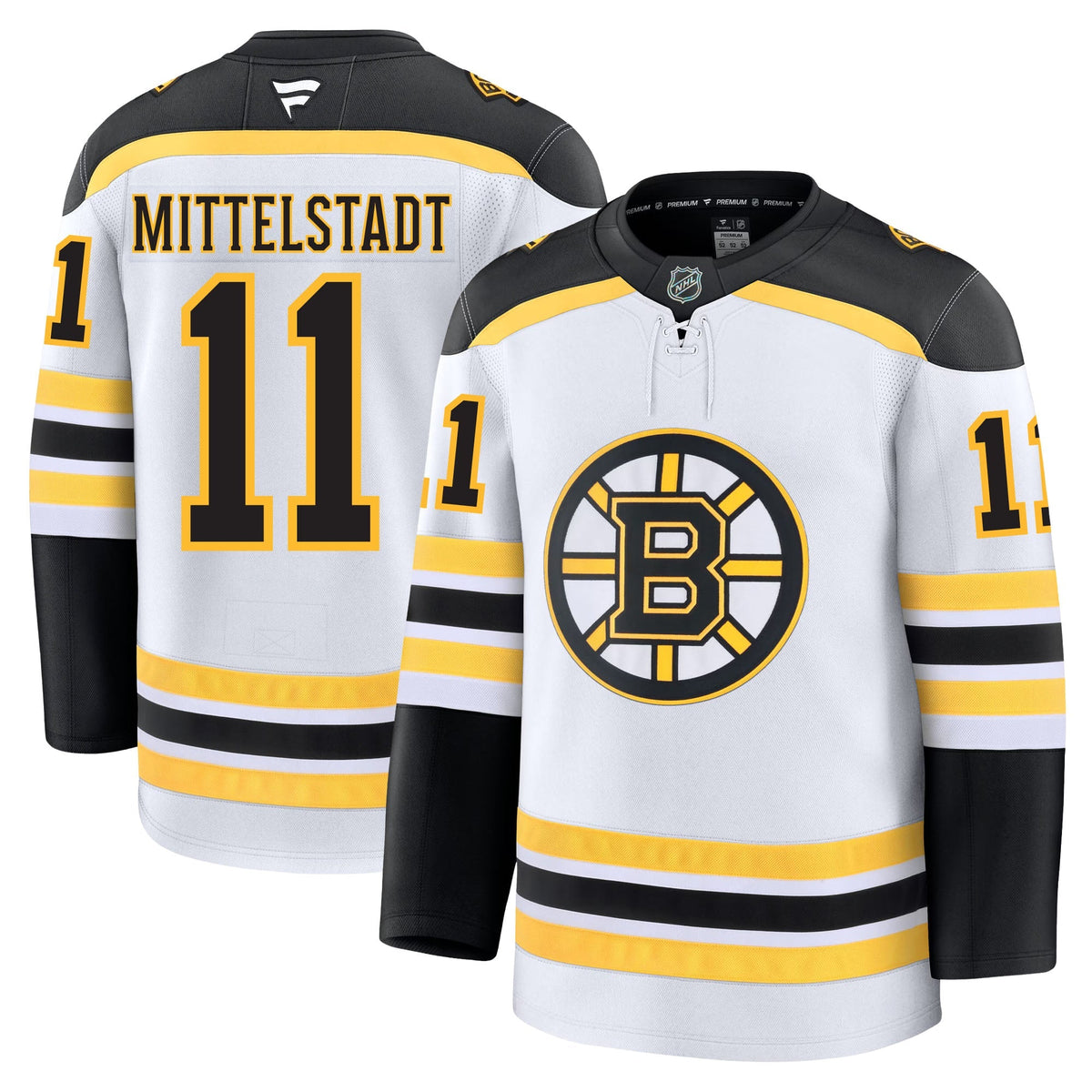Casey Mittelstadt Boston Bruins Fanatics Premium Away Jersey