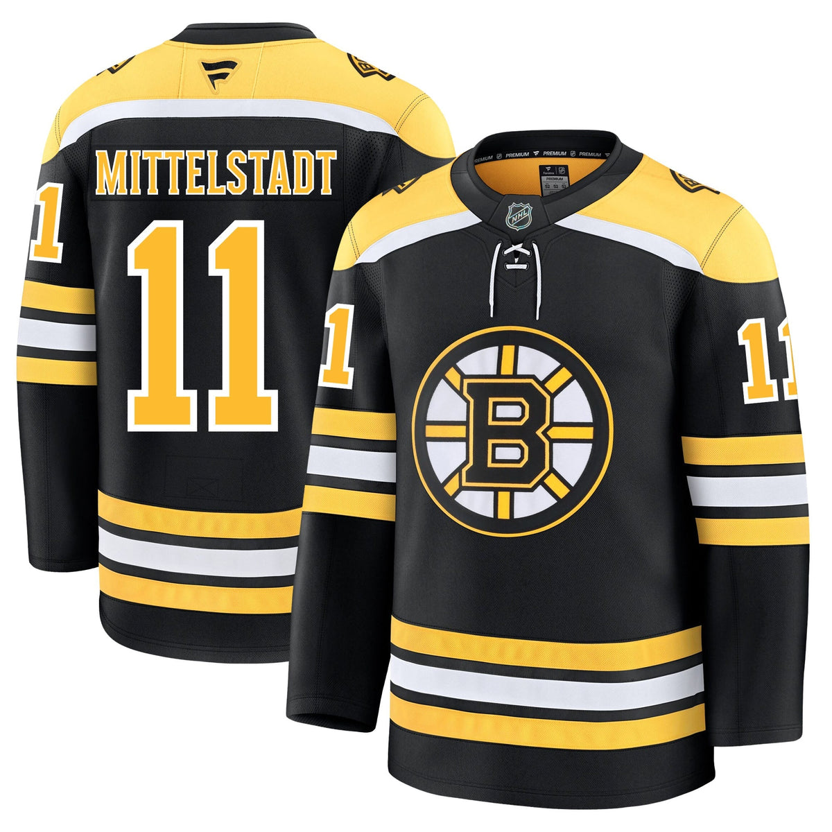 Casey Mittelstadt Boston Bruins Fanatics Premium Home Jersey