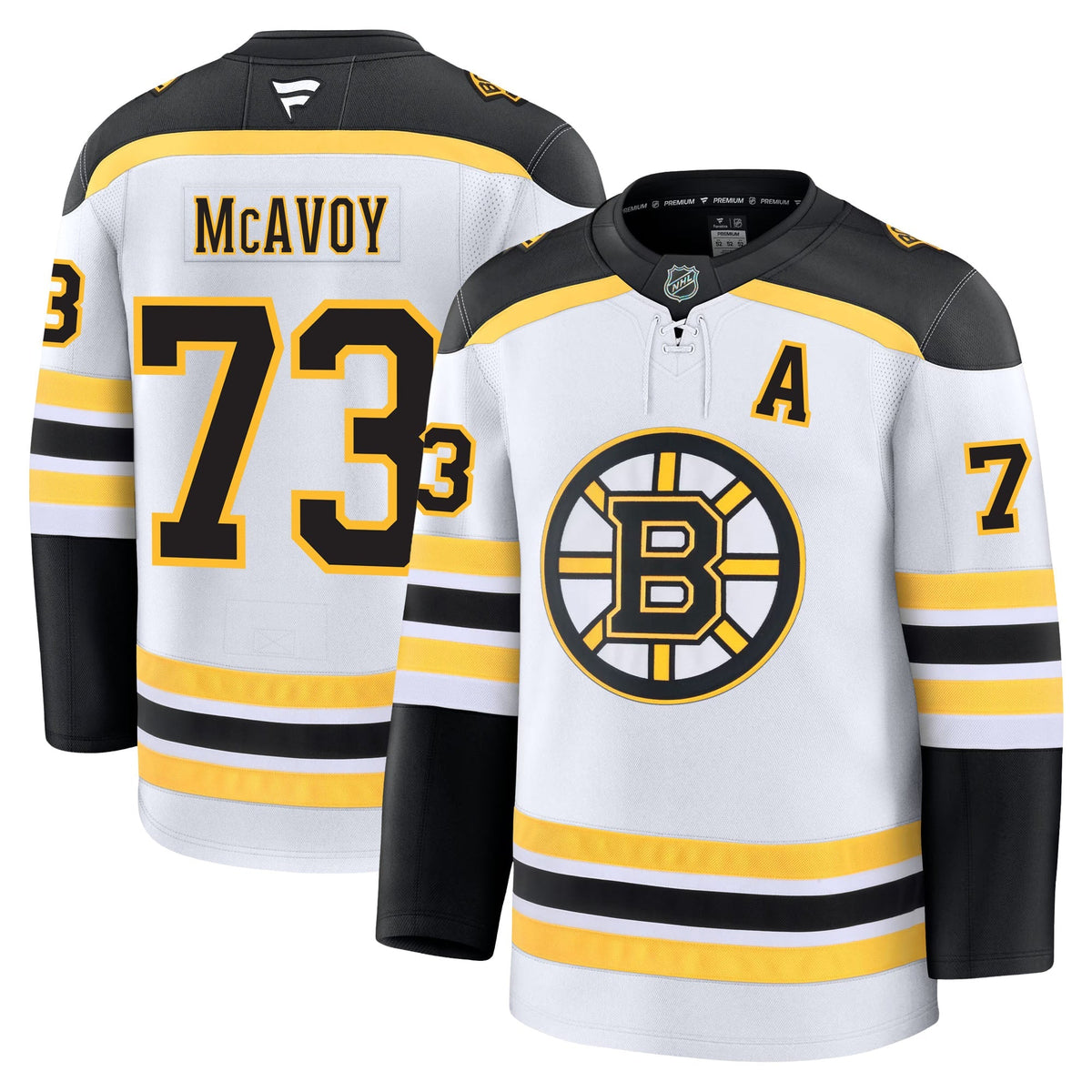 Charlie McAvoy Boston Bruins Fanatics Premium Away Jersey