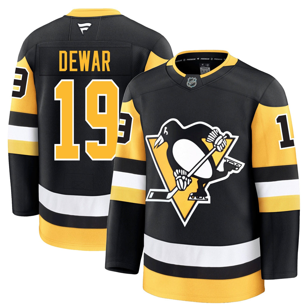 Connor Dewar Pittsburgh Penguins Fanatics Premium Home Jersey