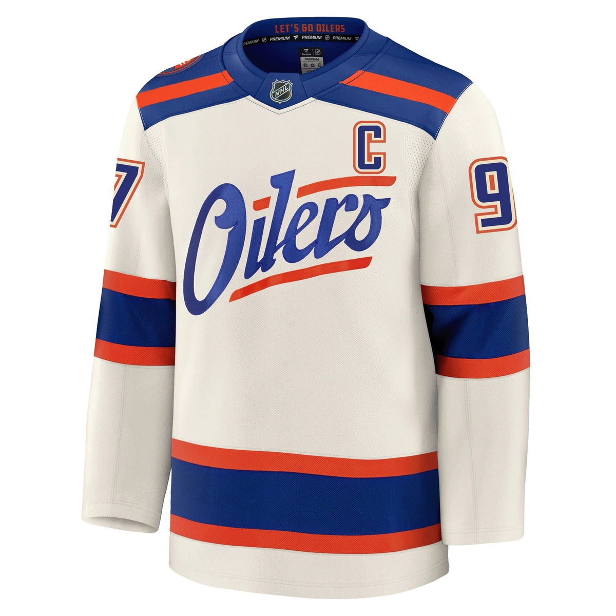 Connor McDavid Edmonton Oilers Fanatics Alternate Premium Jersey