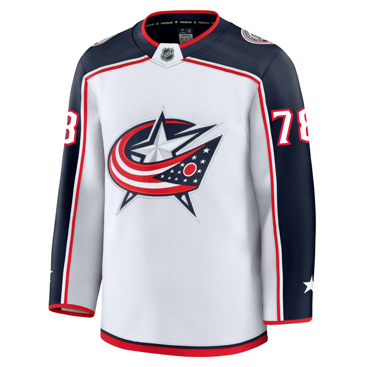 Damon Severson Columbus Blue Jackets Fanatics Premium Away Jersey