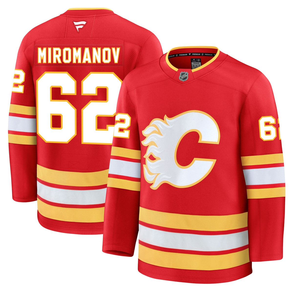 Daniil Miromanov Calgary Flames Fanatics Premium Home Jersey