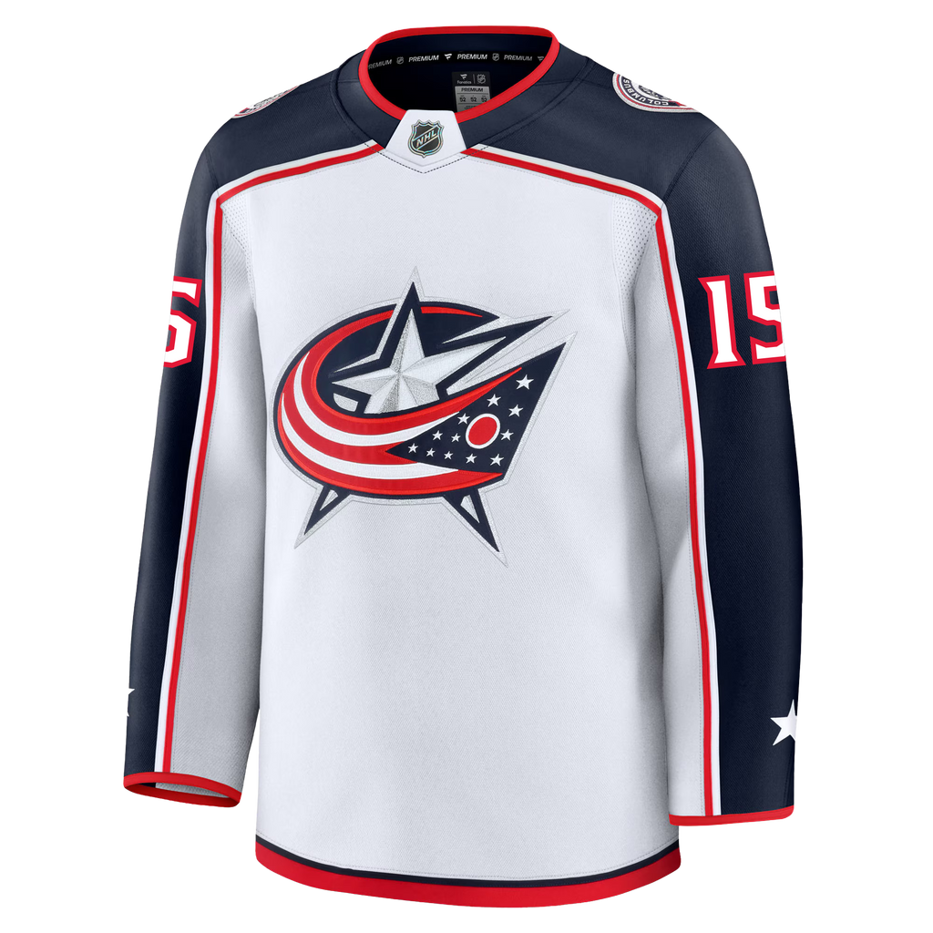 Dante Fabbro Columbus Blue Jackets Fanatics Premium Away Jersey