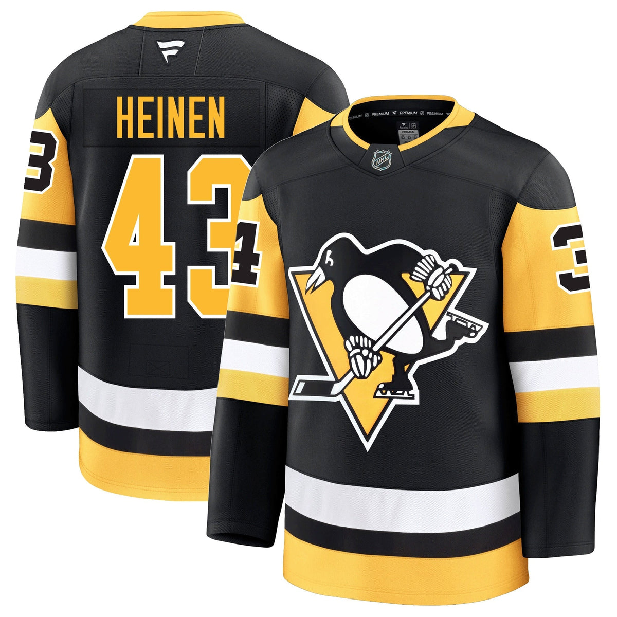 Danton Heinen Pittsburgh Penguins Fanatics Premium Home Jersey