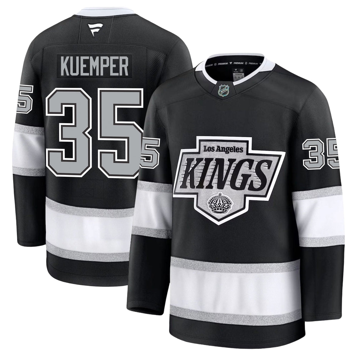 Darcy Kuemper Los Angeles Kings Fanatics Premium Home Jersey