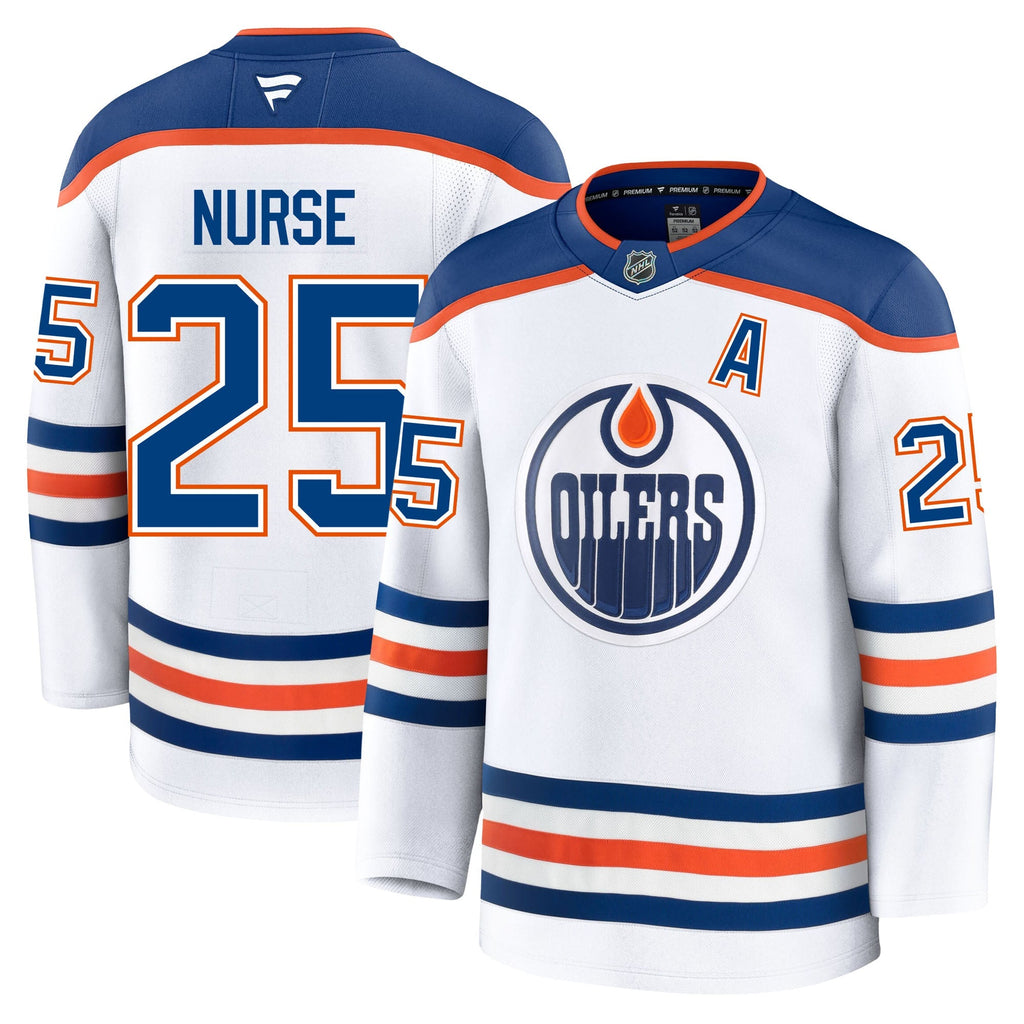 Darnell Nurse Edmonton Oilers Fanatics Premium Away Jersey