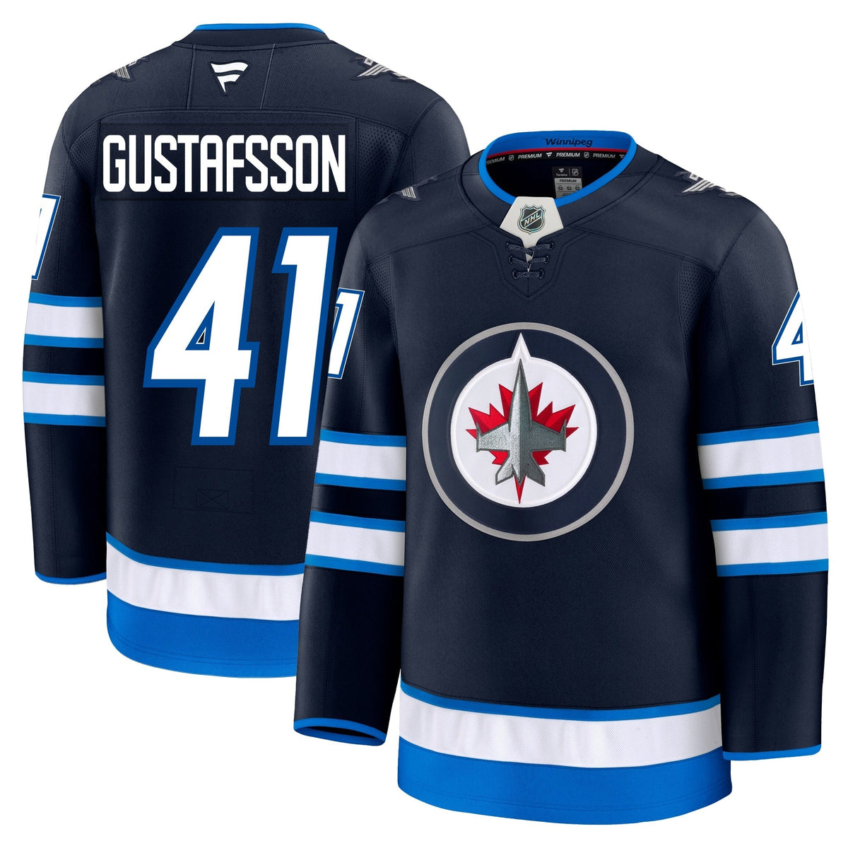 David Gustafsson Winnipeg Jets Fanatics Premium Home Jersey