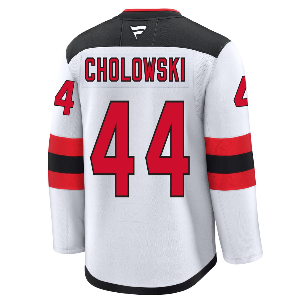 Dennis Cholowski New Jersey Devils Fanatics Premium Away Jersey