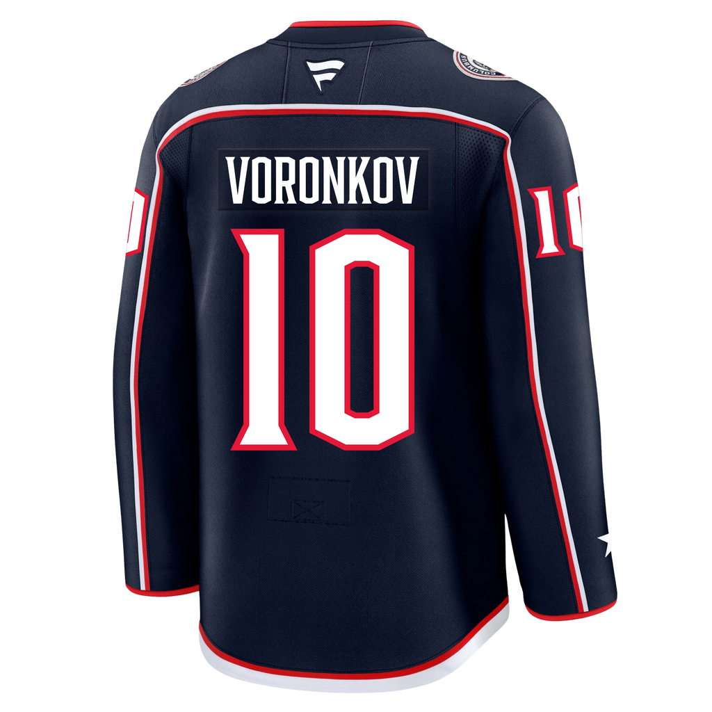 Dmitri Voronkov Columbus Blue Jackets Fanatics Premium Home Jersey