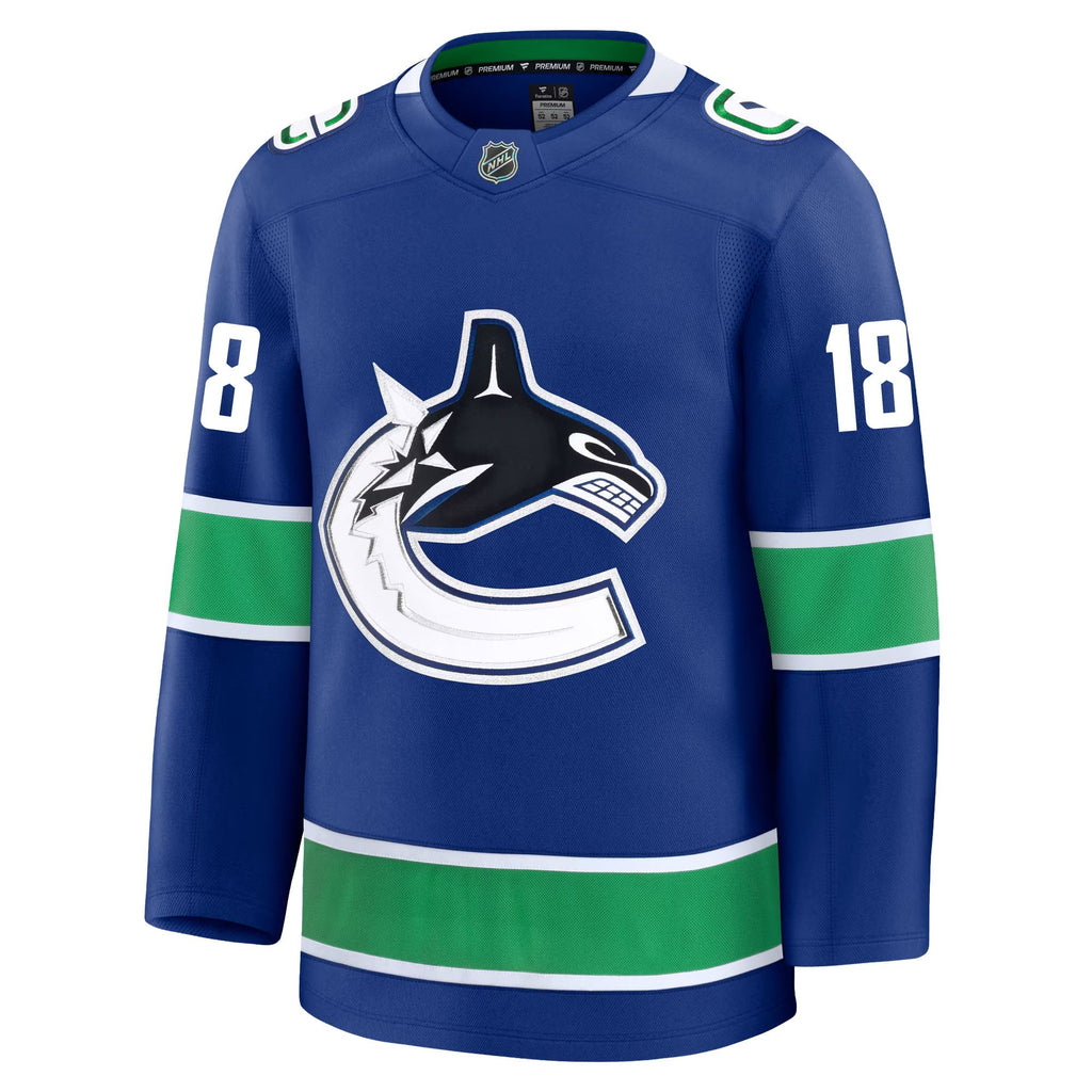 Drew O'Connor Vancouver Canucks Fanatics Premium Home Jersey