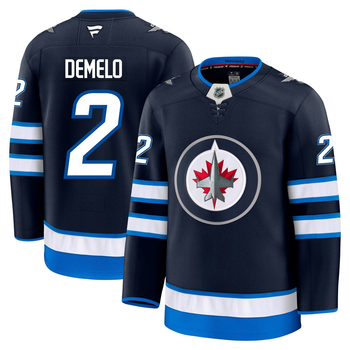 Dylan Demelo Winnipeg Jets Fanatics Premium Home Jersey