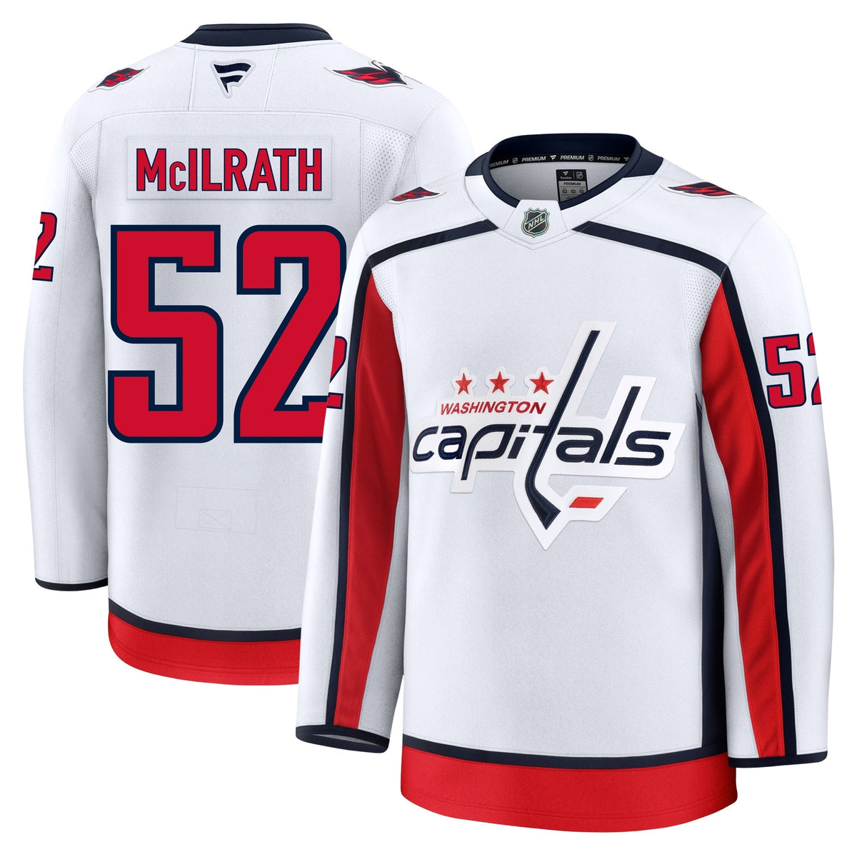 Dylan Mcilrath Washington Capitals Fanatics Premium Away Jersey