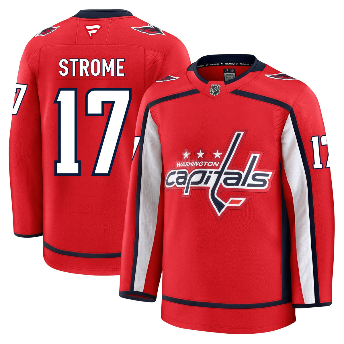 Dylan Strome Washington Capitals Fanatics Premium Home Jersey