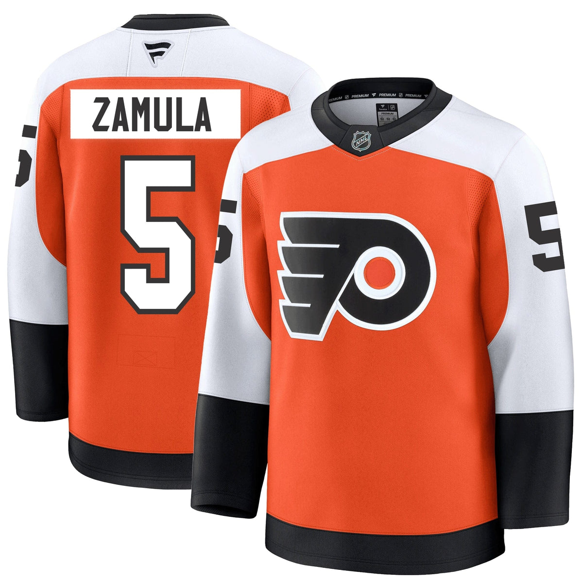Egor Zamula Philadelphia Flyers Fanatics Premium Home Jersey