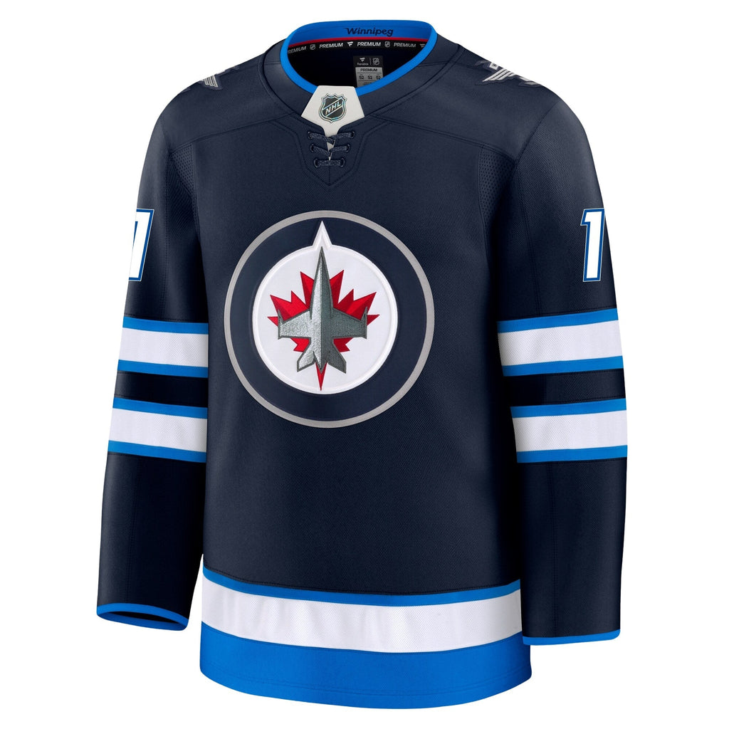Eric Comrie Winnipeg Jets Fanatics Premium Home Jersey