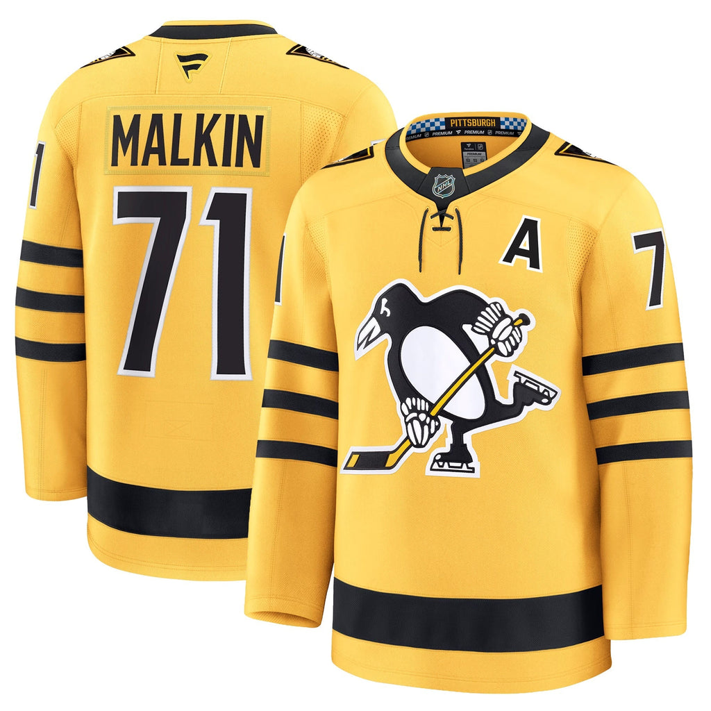 Evgeni Malkin Pittsburgh Penguins Fanatics Alternate Premium Jersey
