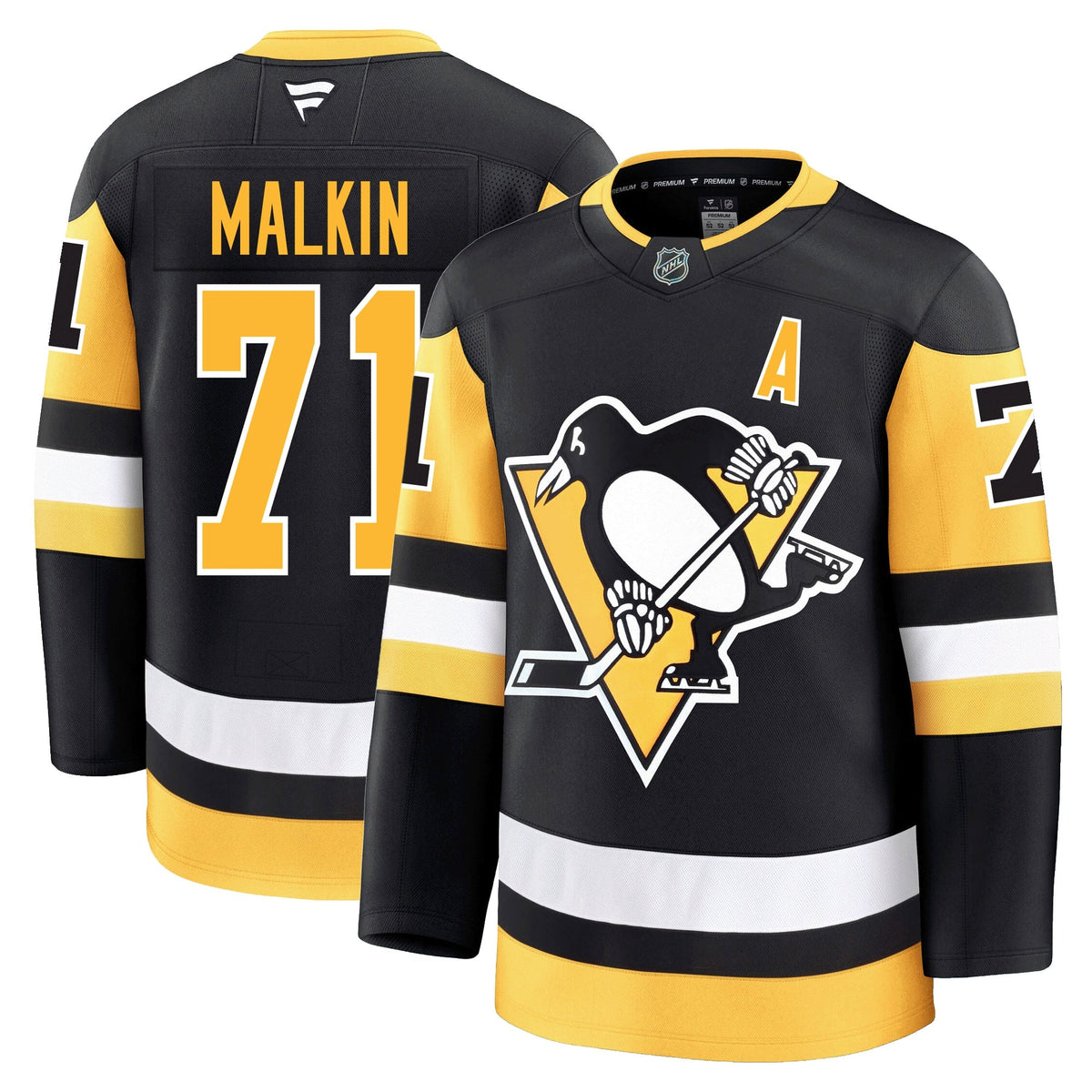 Evgeni Malkin Pittsburgh Penguins Fanatics Premium Home Jersey