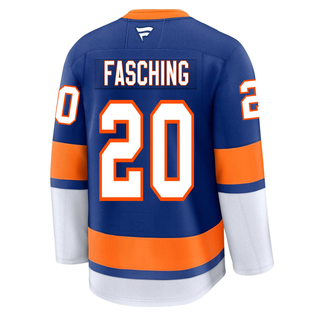 Hudson Fasching New York Islanders Fanatics Premium Home Jersey