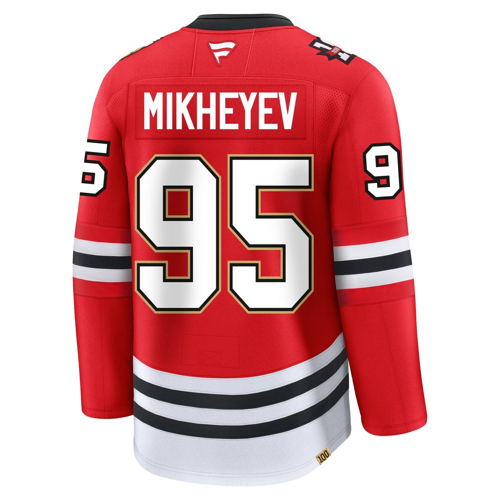 Ilya Mikheyev Chicago Blackhawks Fanatics Centennial Premium Jersey