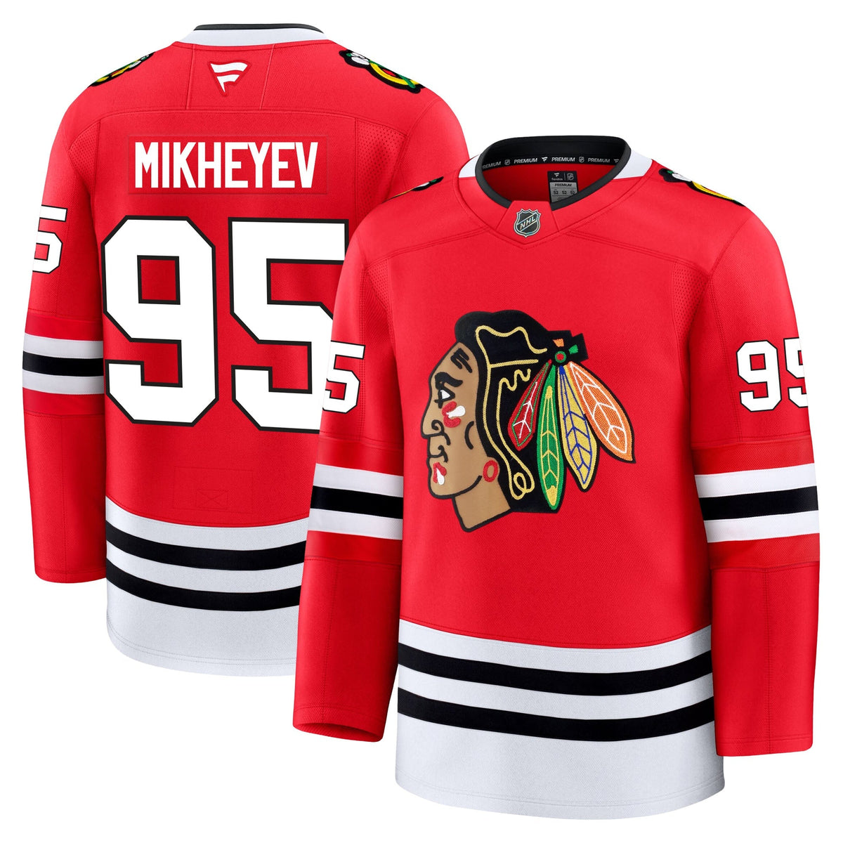 Ilya Mikheyev Chicago Blackhawks Fanatics Premium Home Jersey