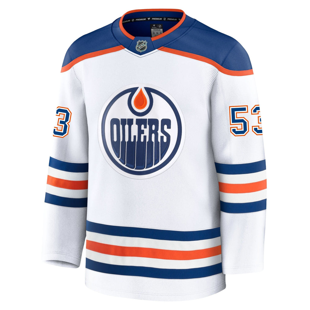 Issac Howard Edmonton Oilers Fanatics Premium Away Jersey