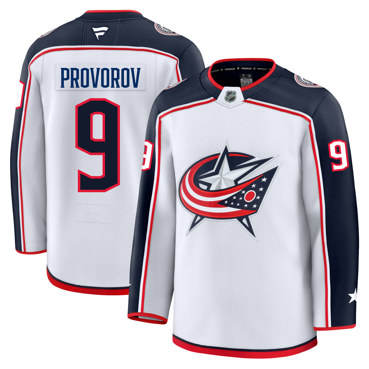 Ivan Provorov Columbus Blue Jackets Fanatics Premium Away Jersey